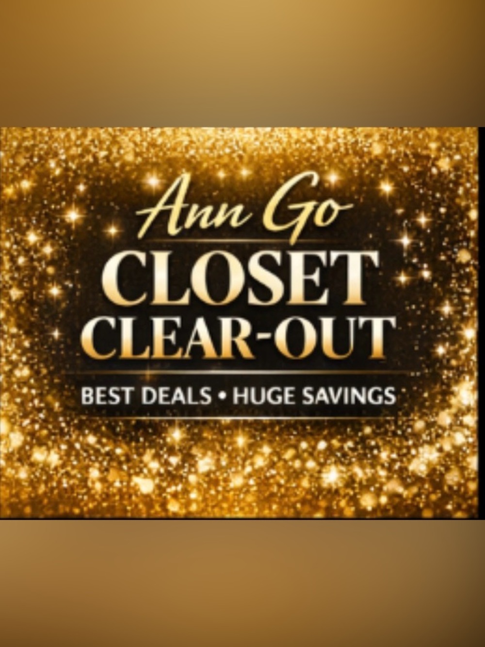 🔥 CLOSET CLEAR-OUT SALE! 🔥